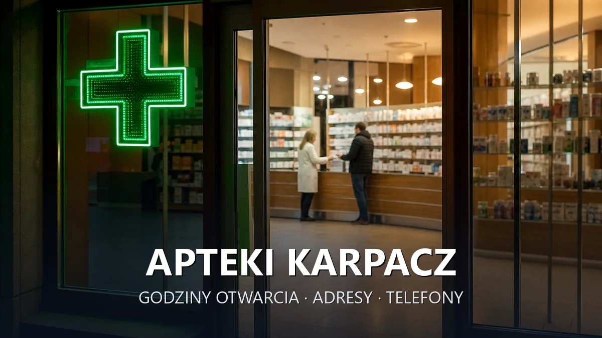 Apteki Karpacz, powiat karkonoski - adresy, telefony, godziny otwarcia