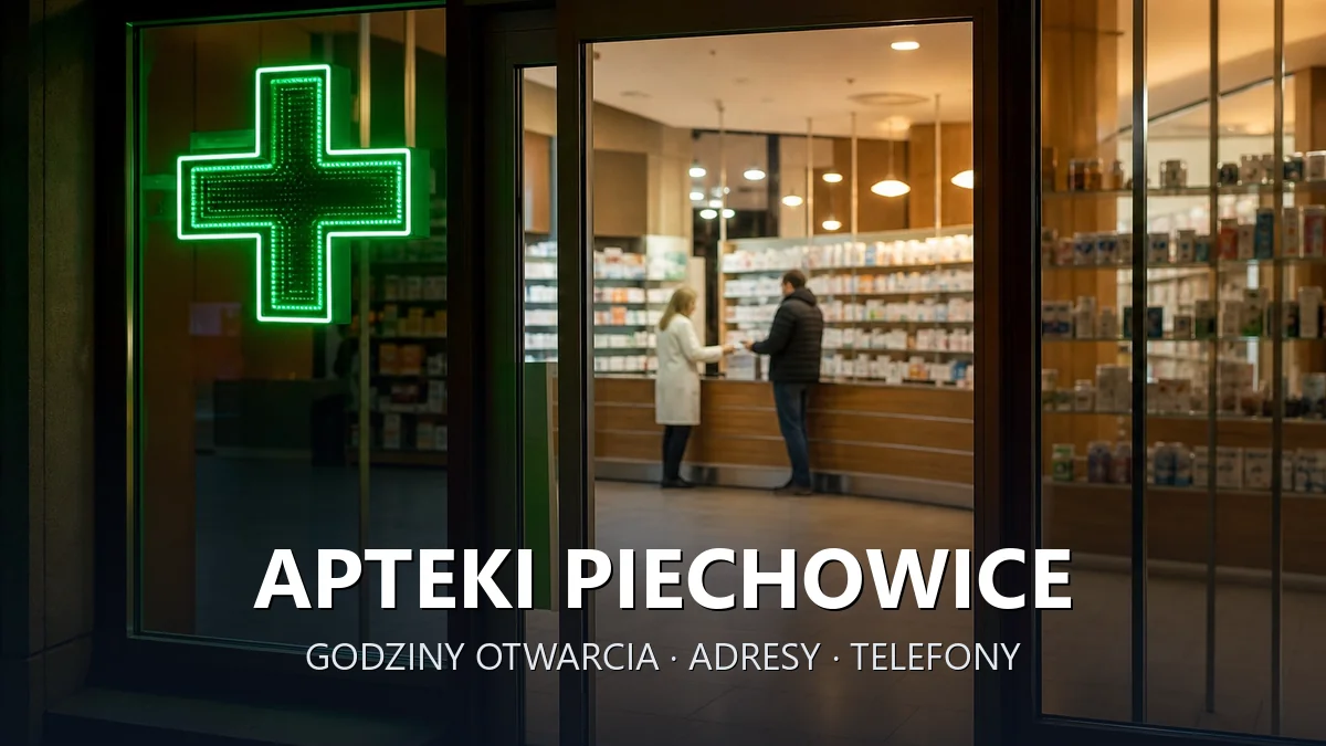 Apteki Piechowice, powiat karkonoski - adresy, telefony, godziny otwarcia