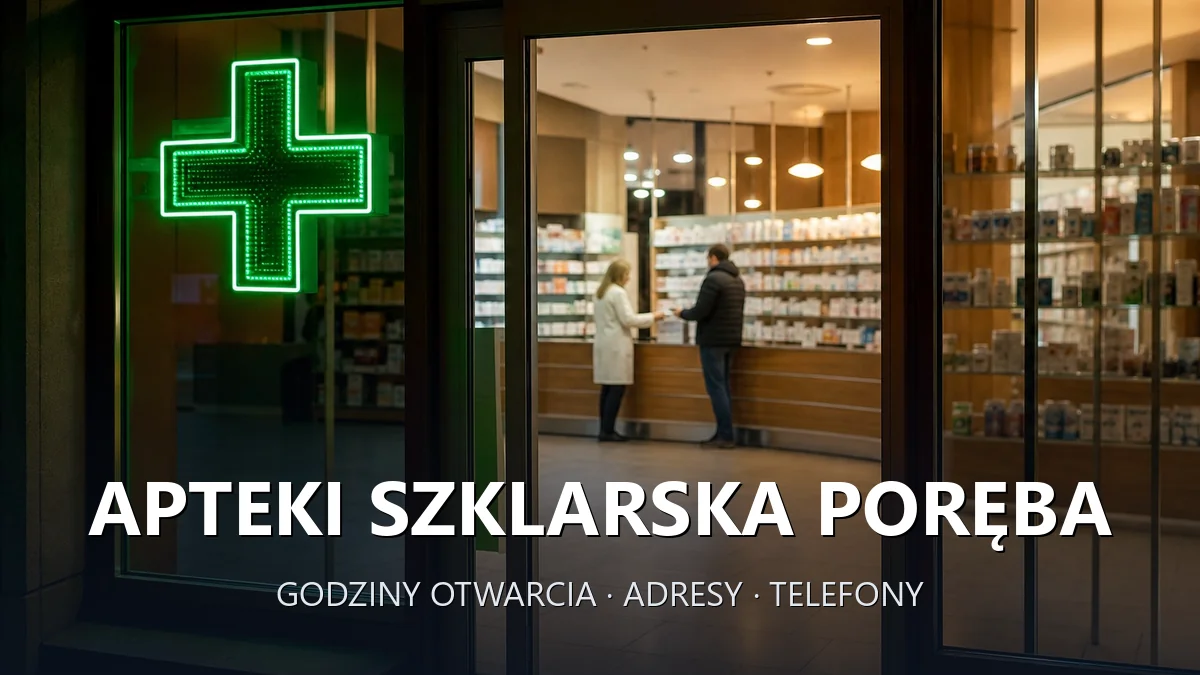 Apteki Szklarska Poręba, powiat karkonoski - adresy, telefony, godziny otwarcia