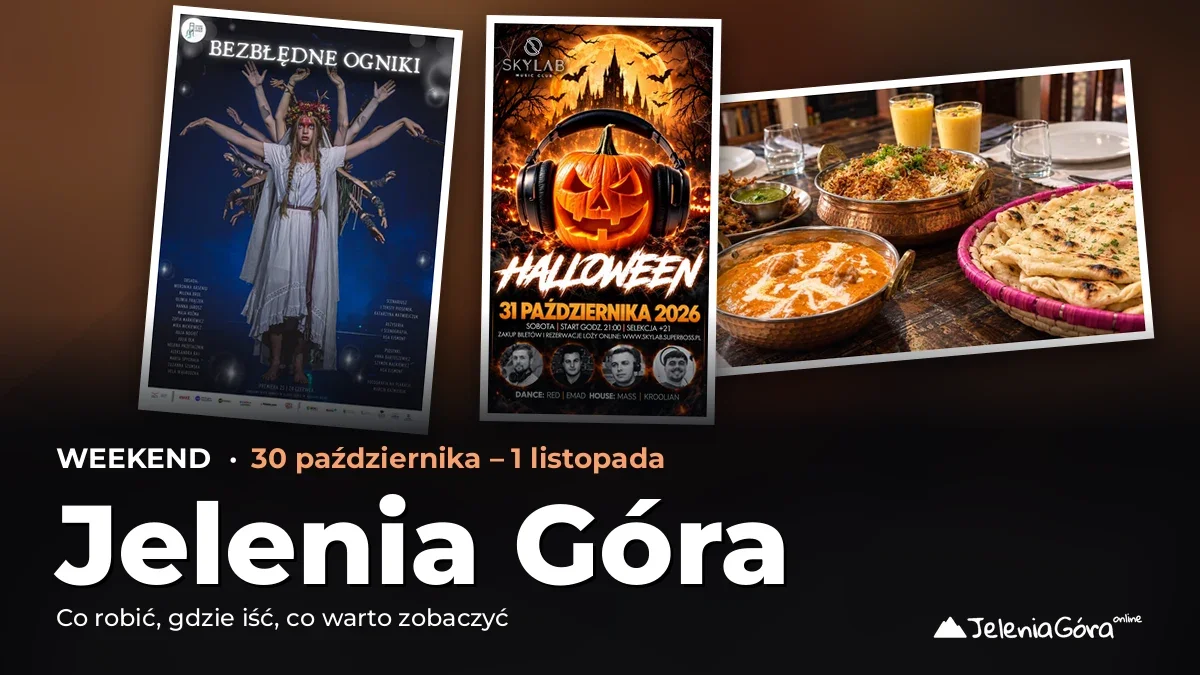 Weekend w Jeleniej Górze: co robić 30 października – 1 listopada – okładka przeglądu weekendowego