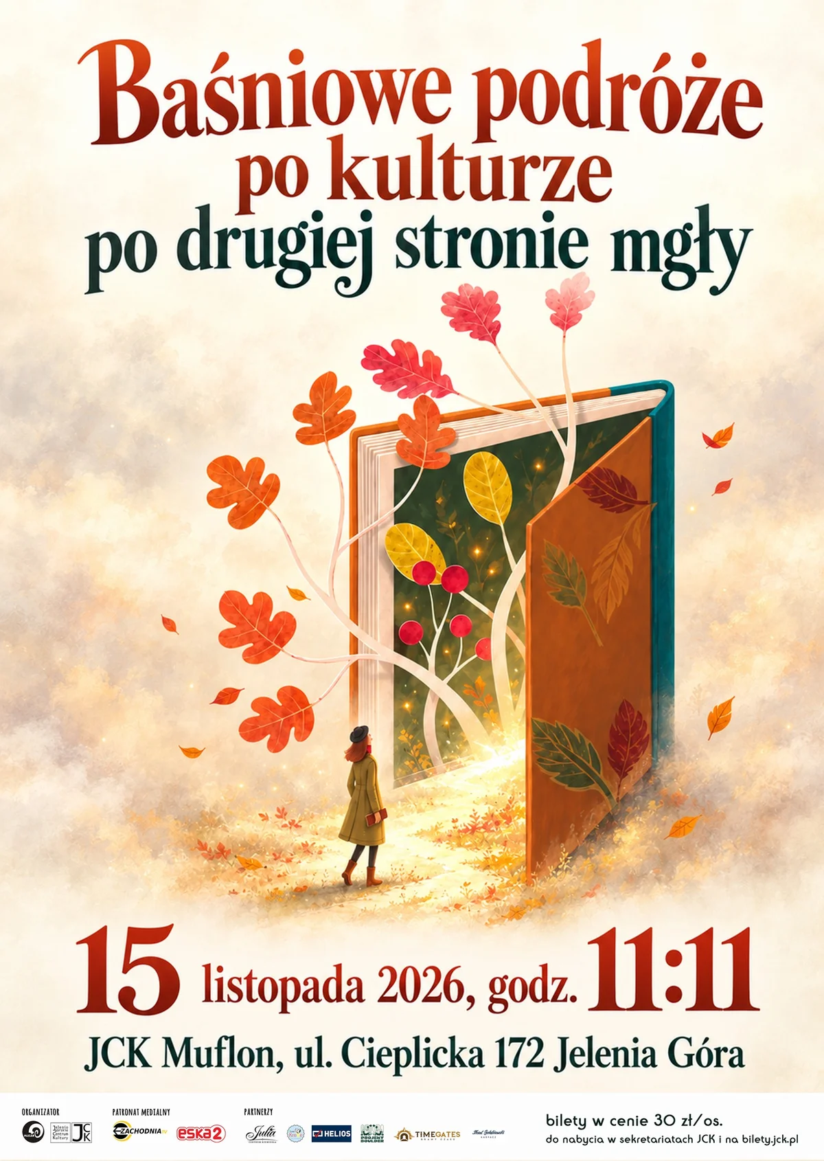 Grafika promocyjna wydarzenia Baśniowe Podróże po Kulturze: warsztaty dla dzieci