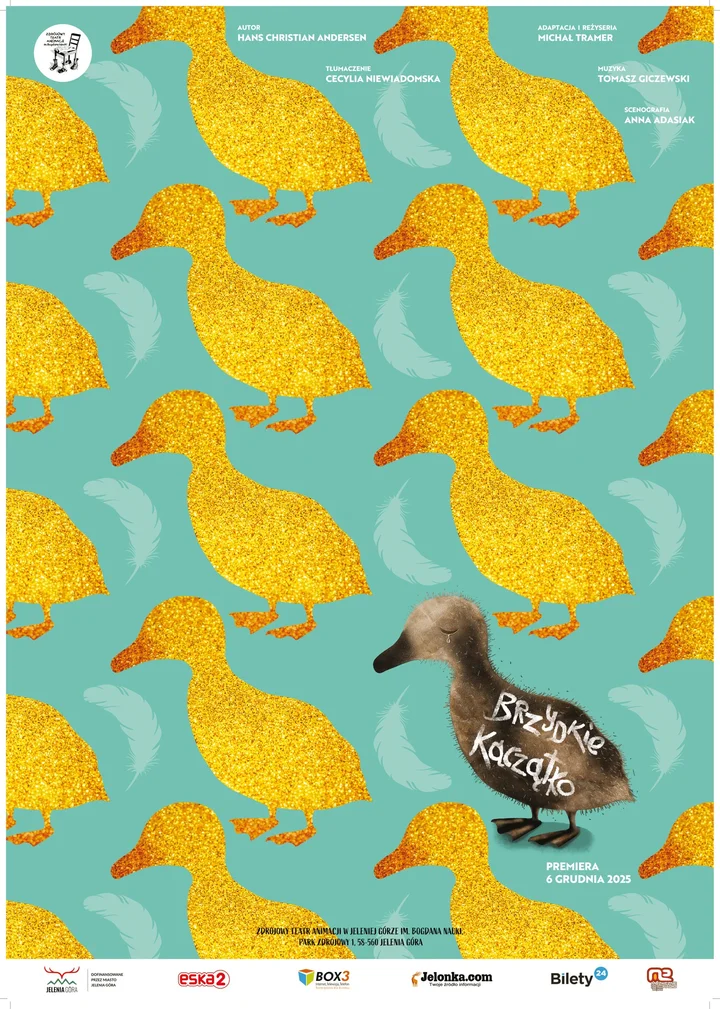 Grafika promocyjna wydarzenia Brzydkie Kaczątko — lalkowy spektakl o inności i wykluczeniu