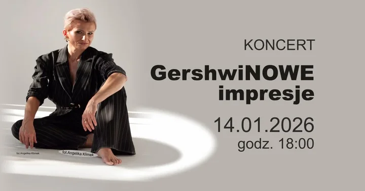 Grafika promocyjna wydarzenia GershwiNOWE impresje — koncert klasyki w nowym wydaniu