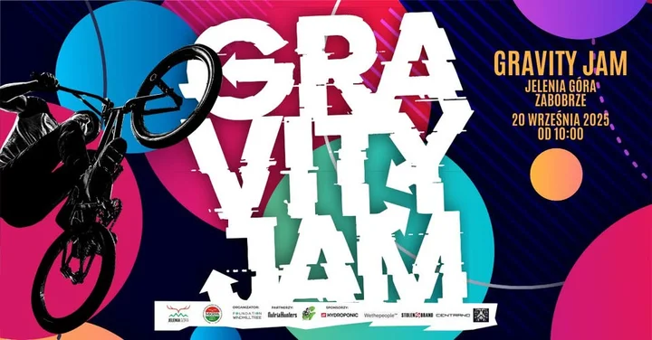 Obrazek przedstawia grafikę promocyjną wydarzenia Zawody ekstremalne na skateparku w Jeleniej Górze — 20 września