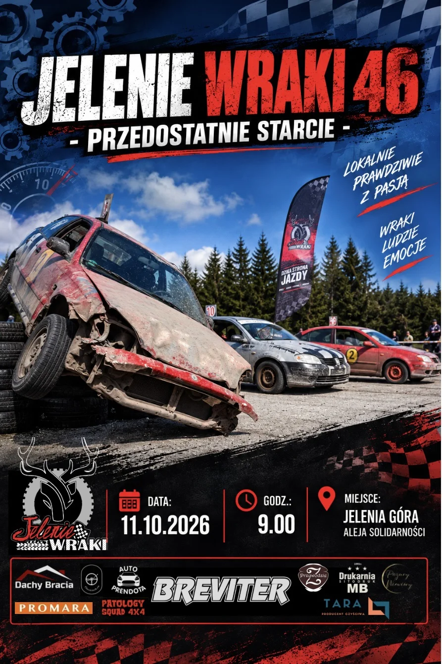 Grafika promocyjna wydarzenia Jelenie Wraki 46 – przedostatnie starcie
