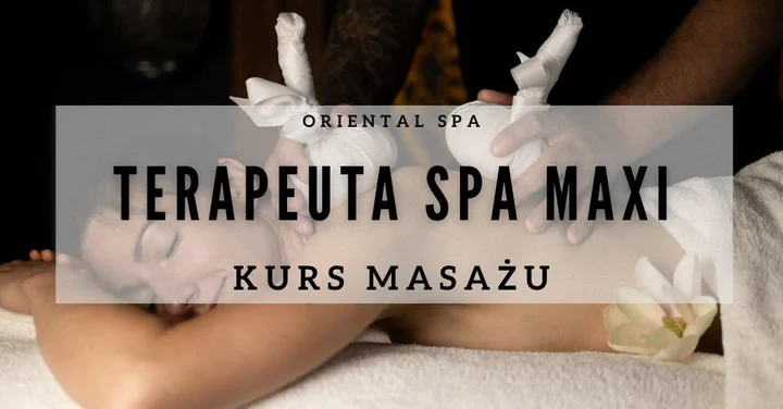 Obrazek przedstawia grafikę promocyjną wydarzenia Kurs na Terapeutę SPA — praktyczne szkolenie w Jeleniej Górze