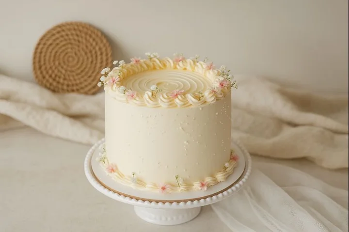 Grafika promocyjna wydarzenia Szkolenie cukiernicze – Tort od podstaw: stabilny biszkopt i perfekcyjny kancik