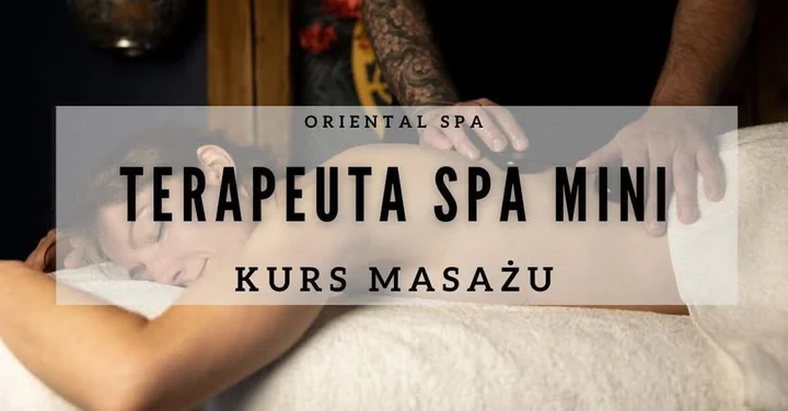 Grafika promocyjna wydarzenia Terapeuta SPA MINI — jednodniowe szkolenie w Jeleniej Górze