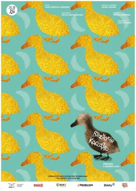 Grafika promocyjna wydarzenia DZIEŃ LALKARSTWA „BRZYDKIE KACZĄTKO” — spektakl lalkowy w Parku Zdrojowym