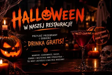 Grafika promocyjna wydarzenia HALLOWEEN W VINTAGE: mroczna zabawa