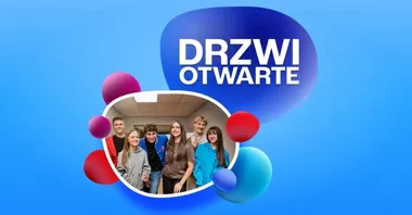 Grafika promocyjna wydarzenia Drzwi otwarte w TEB Liceum i Technikum w Jeleniej Górze. Sprawdź profile i pracownie od środka