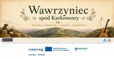 Grafika promocyjna wydarzenia Wawrzyniec spod Karkonoszy – Festiwal Rzemiosła Legend i Sąsiedztwa