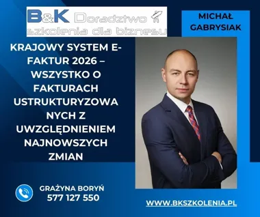 Grafika promocyjna wydarzenia Wszystko o KSeF od lutego 2026 — KSeF 2.0 i faktury ustrukturyzowane
