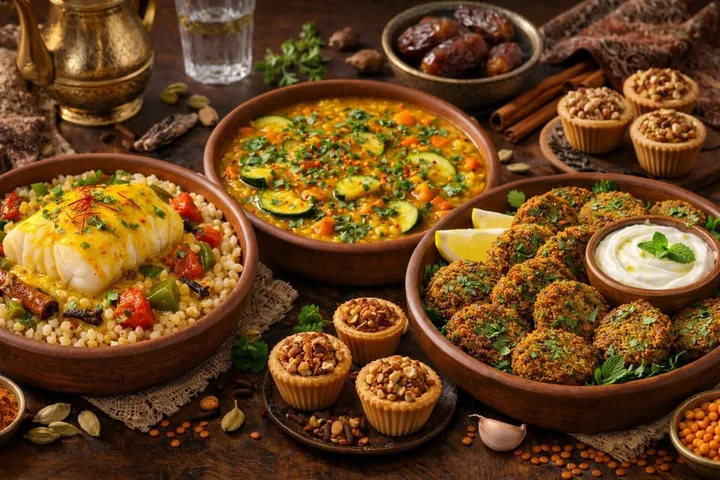 Grafika promocyjna wydarzenia Warsztaty kulinarne – kuchnia arabska z Gosią Szymonek