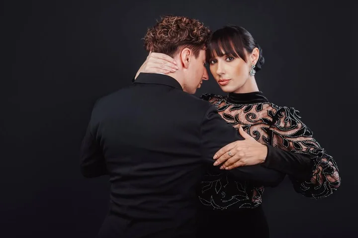 Grafika promocyjna wydarzenia Weekendowe Warsztaty Tanga z Patrycją Cisowską‑Grzybek i Jakubem Grzybek