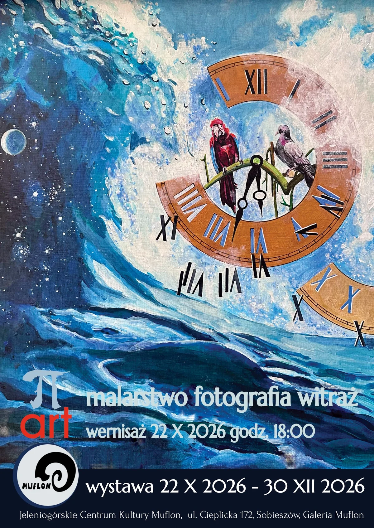 Grafika promocyjna wydarzenia WIETRZE WIEJ… – wernisaż wystawy
