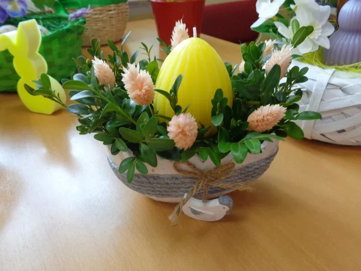 Wiosna wchodzi do Maciejowej - Teresa Ankudewicz-Blukacz pokazuje dekoracje