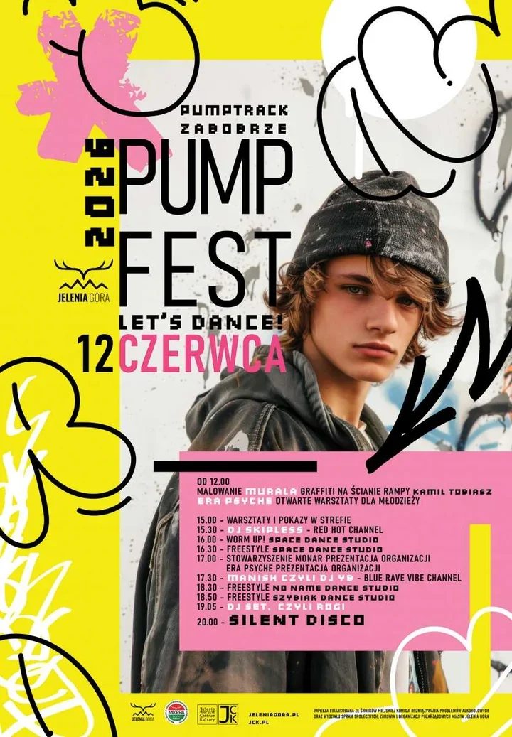 PUMP FEST 2026 na Zabobrzu - mural, taniec i Silent Disco pod chmurką