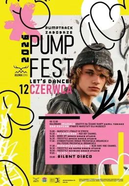 PUMP FEST 2026 na Zabobrzu - mural, taniec i Silent Disco pod chmurką