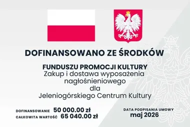 Jeleniogórskie Centrum Kultury wzmacnia zaplecze i jakość miejskich wydarzeń