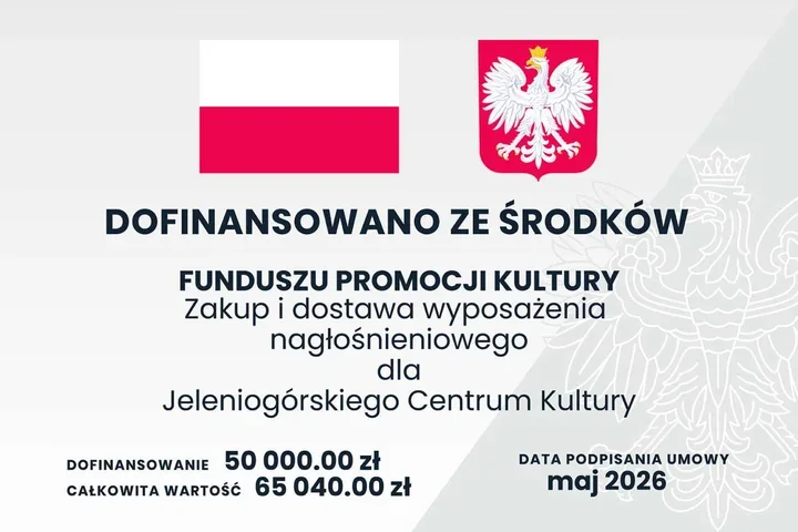 Jeleniogórskie Centrum Kultury wzmacnia zaplecze i jakość miejskich wydarzeń