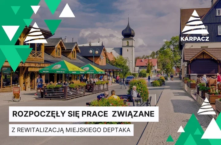 Remont deptaka w Karpaczu ruszył – lokale pozostają otwarte