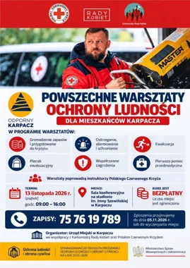 Bezpłatne warsztaty w Karpaczu. Nauczą reagować w kryzysie