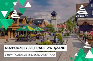 Remont deptaka w Karpaczu ruszył – lokale pozostają otwarte