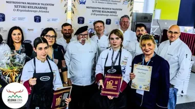 Uczniowie „Handlówki” zdobyli Kryształowego Jelonka w kulinarnych mistrzostwach