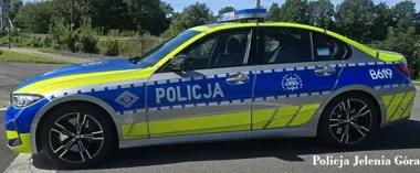 BMW z niemal 400 KM trafiło do policjantów w Jeleniej Górze