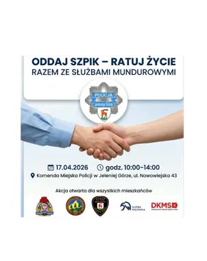 Policja i służby w Jeleniej Górze łączą siły. Stawką jest ludzkie życie