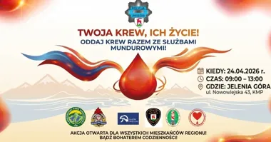 Krwiobus pod komendą w Jeleniej Górze - jeden gest może uratować życie