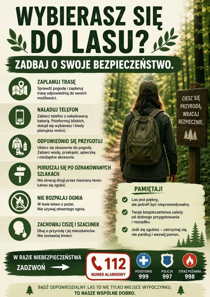 Leśna wyprawa w Karkonoszach bez przygotowania może skończyć się poszukiwaniami