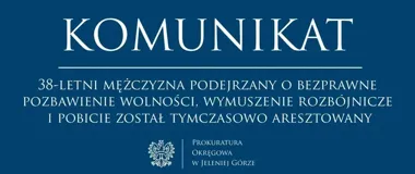 Trzy miesiące aresztu dla 38-latka. Miał uwięzić parę i żądać pieniędzy